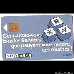 r*# - connaissez-vous les services de ces 3 touches ? bleue 50 et 120