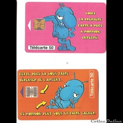 Pub - Morpion le jeu carte rose et carte orange