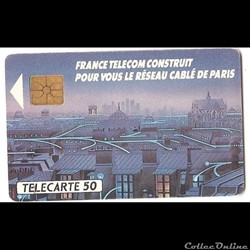 France Télécom construit pour vous le réseau câblé de Paris