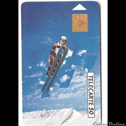 Sport - JO 1992 - saut à ski 50 unités