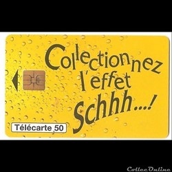 Pub - Schweppes - collectionnez l'effet Schhh