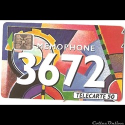 Mémophone - carte artistique que le numéro - 3