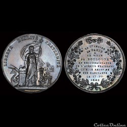 28 Mai au 29 Octobre 1848 - Fraternisation des Gardes Nationales