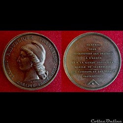 20 Avril 1848 - Distribution des drapeaux