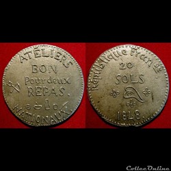 23 Juin 1848 - Dissolution des Ateliers Nationaux