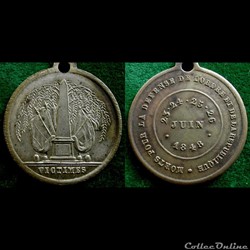 "Journées de Juin 1848" - Souvenirs de la lutte
