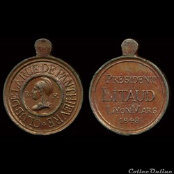 1848 - Médailles des Clubs et Sociétés (Lyon)