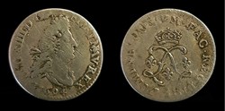 Louis XIV - 4 Sols aux 2 L couronnés 1694 A Paris