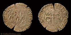 Louis XI "le Prudent"- Blanc aux Couronelles
