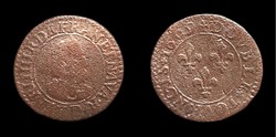 Henri IIII - Double Tournois 1609 D Lyon