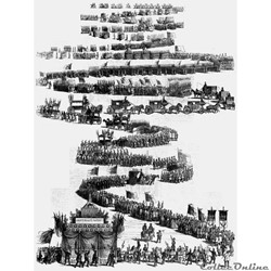 4 Mars 1848 - Funérailles des victimes des 22,23 et 24 Février 1848