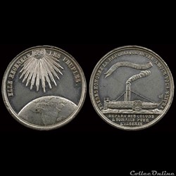 Mars 1849 - Départ de colons pour l'Algérie (Lyon)