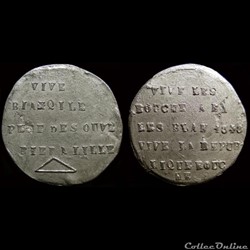 1848 - Médailles politiques sans date précise (Lille)