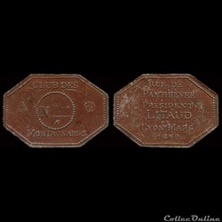 1848 - Médailles des Clubs et Sociétés (Lyon)