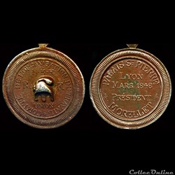1848 - Médailles des Clubs et Sociétés (Lyon)