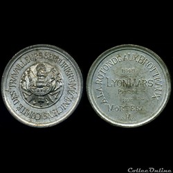 1848 - Médailles des Clubs et Sociétés (Lyon)