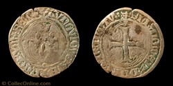 Louis XI "le Prudent"- Blanc aux Couronelles