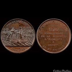 19 Septembre 1848 - Décret de colonisation de l'Algérie, départ des colons les 8 et 27 Octobre