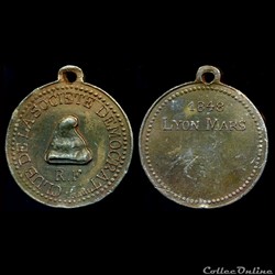 1848 - Médailles des Clubs et Sociétés (Lyon)