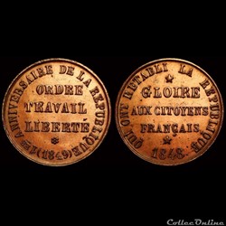 24 et 25 Février 1849 - 1er Anniversaire de la République