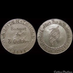 28 Mai au 29 Octobre 1848 - Fraternisation des Gardes Nationales (Lille)
