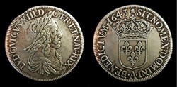 Louis XIII - Écu de 60 Sols 1643 A Paris