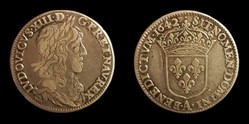 Louis XIII - Quart d'Écu 1642 A Paris 2e Type