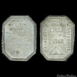 Mars & Avril 1848 - Clubs du Nord et du Pas-de-Calais (Lille)