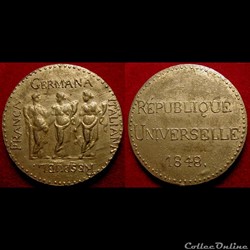 1848 - Médailles politiques sans date précise