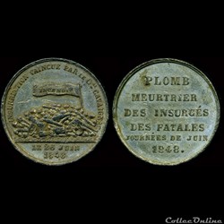"Journées de Juin 1848" - Souvenirs de la lutte