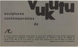 1970 - Sculptures contemporaines de Vukutu