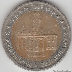 2 euros 2009 A