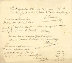 DHAM/Arch/19/0016 - Reçus à l'adresse du meunier Defesche