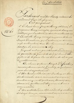 DHAM/Arch/19/0003 - Document notarial