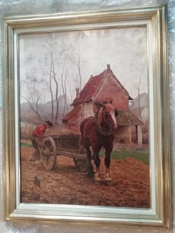 DHAM/Peint/LdL/008 - Louis de Loncin, Paysan au travail