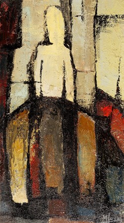 DHAM/Peint/ML/16 - M. Lucas, Chemin de Croix 10. Jésus est dépouillé de ses vêtements