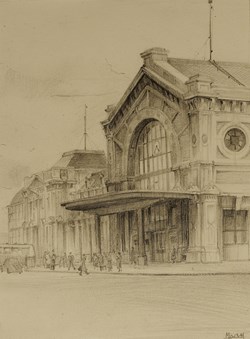 DHAM/Des/ML/35-48/06 - M. Lucas, La Gare du Sud