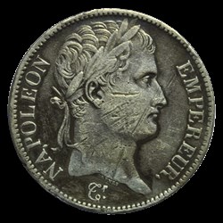 5 Francs Napoléon Empereur 1809 B