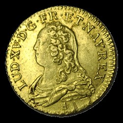 Louis XV Louis d'or aux lunettes 1726 Lyon