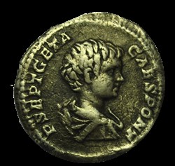 Geta  Denier Securit imperi 202