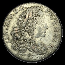 LOUIS XIV LIRE DE MODENE 1705 Modene