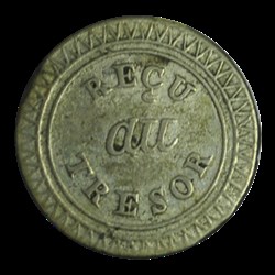 Ile Maurice et Reunion , 25 sous (1822)