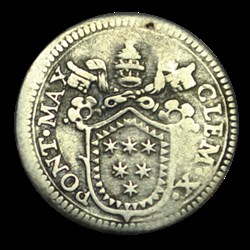 Clement X 1/2 Grosso 1675