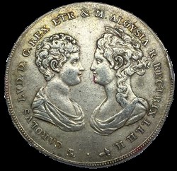Royaume d'Etrurie 10 Paoli ou Francescone Louis Ier et Marie-Louise de Bourbon 1807 Florence