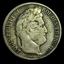 5 Francs Louis-Philippe 1843 BB