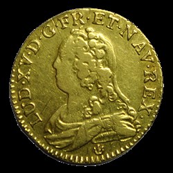 LOUIS XV Louis d'or aux lunettes 1726 Lyon