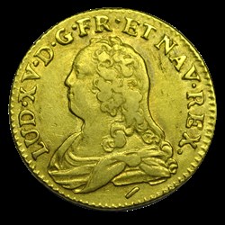 LOUIS XV Louis d'or aux lunettes 1726 Lille