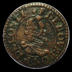 PRINCIPAUTÉ DE CHÂTEAU-REGNAULT - FRANÇOIS DE BOURBON-CONTI Double tournois