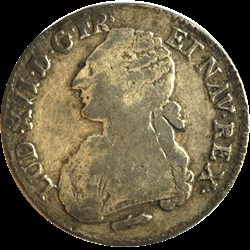 Ecu Aux Branches D'Olivier Louis XVI 1782 Q
