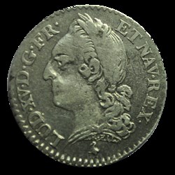 Louis XV 1/10 d'écu à la vielle tete 1773 A